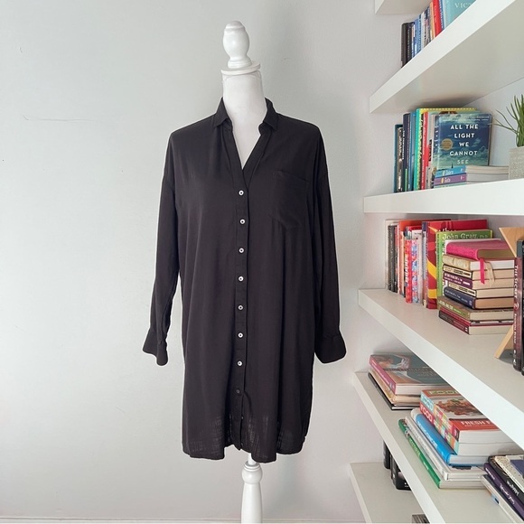 L Space Black Button Down Dress size XS/S - Picture 6 of 12